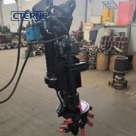 Bomba de lodo sumergible industrial de alta presión con bomba de agua de mar agitadora