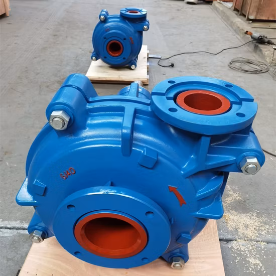 Bombas de espuma revestidas de metal usadas para minería y minerales resistentes al desgaste horizontales para la industria minera